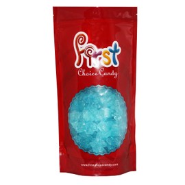FirstChoiceCandy Rock Candy Strings 1.5 Pound Bulk Bag (Blue Raspberry)