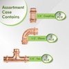 15-Pro Pack Orianse Copper Propress Fittings Plumbing Heavy Duty 1/2"