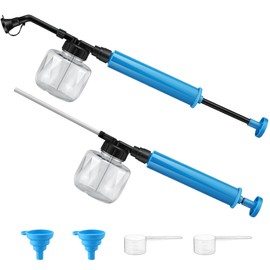 Qualirey Diatomaceous Earth Duster, 250ml Garden Powder Applicator Dispenser, Bulb Duster Sprayer, Home Powder Applicator, Puffer Sprayer for Multi Purpose Indoor & Outdoor(Blue,2 Pack)