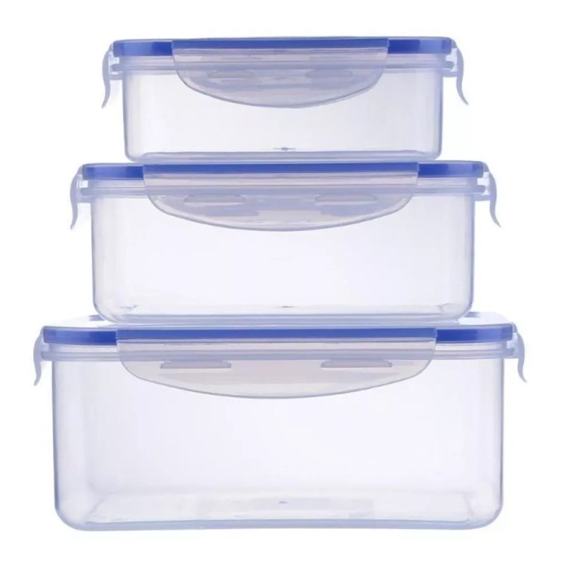 Aquila Juego De 3 Recipientes Herméticos Crisper - Re3698