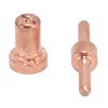 65Pcs Plasma Cutting Consumables Ceramic Copper Plasma Cutter Tips Kit