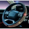 Valleycomfy WOW Gradient Crystal Diamond Sparkling BLING Steering Wheel Cover