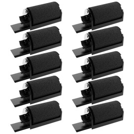 LinkDocs IR-40 Compatible Calculator Printer Ribbon Ink Roller - Black, 10-Pack
