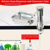 Dish Soap Dispenser for Kitchen Sink, Built in Sink Soap