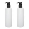 Massage Oil Dispenser Pump 2pcs 250ml Reusable Cream Shampoo Bottle