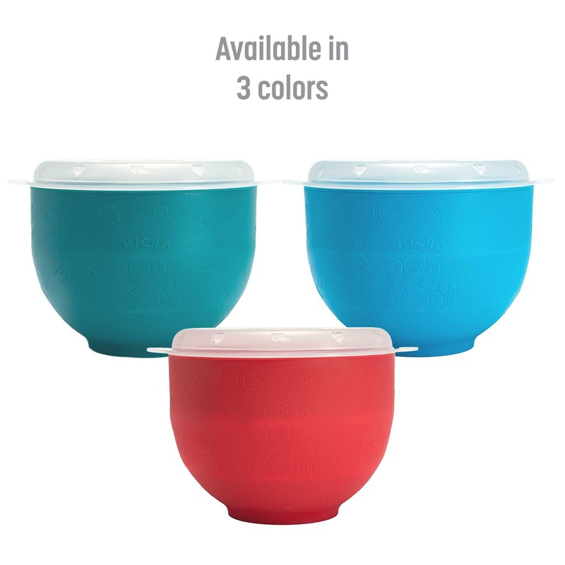 Goodful Silicone Popcorn Popper, Collapsible Hot Air Microwavable Popcorn Maker,
