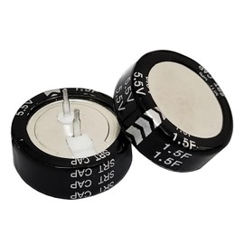 Young Wolf 10x Super Capacitor 5.5V 1.5F C-Type Button Capacitor High Energy Low Resistance High Consistency Suitable for Consumer Electronics Toys