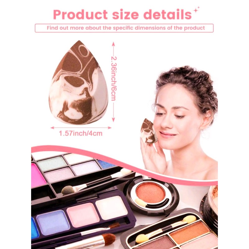 Makeup Sponge Set - Various Designs & Colours - Large