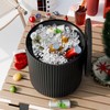 FONTOI Outdoor Cooler Side Table, 2 in 1 Ice Chest