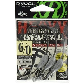 RYUGI Heavyweight Brutal Hook #6/0 3/16 oz. HHB089 Fish Hook