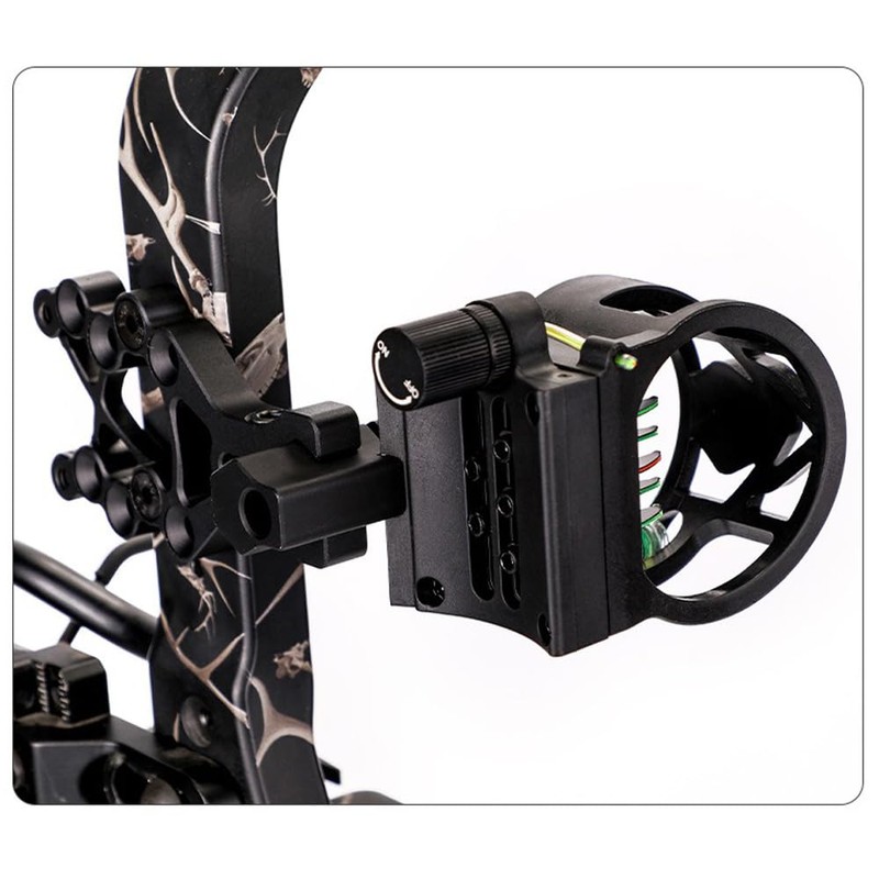 Sarini 5 Pin Compound Bow Sight,Archery Bow Sight,Black Aluminum Alloy