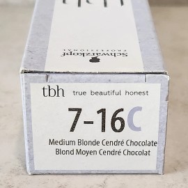 SCHWARZKOPF 7-16 COOL MEDIUM BLONDE CENDRE CHOCOLATE Permanent  Color 2.1oz