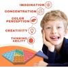 Unbranded Tangram Pop it Push Puzzle Game Board Fidget Silicone