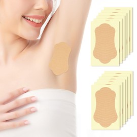 Underarm Sweat Pads, 28 Pcs Invisible Self-adhesive Cotton Armpit Antiperspirant Sticker, Disposable Anti Perspiration Absorbent Deodorant Prevention Pad, for Women and Men Non Sweat Armpit Protection