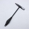 AIMALL Carbon Steel Welding Chipping Hammer with Spring Handle, Impact-Absorbing
