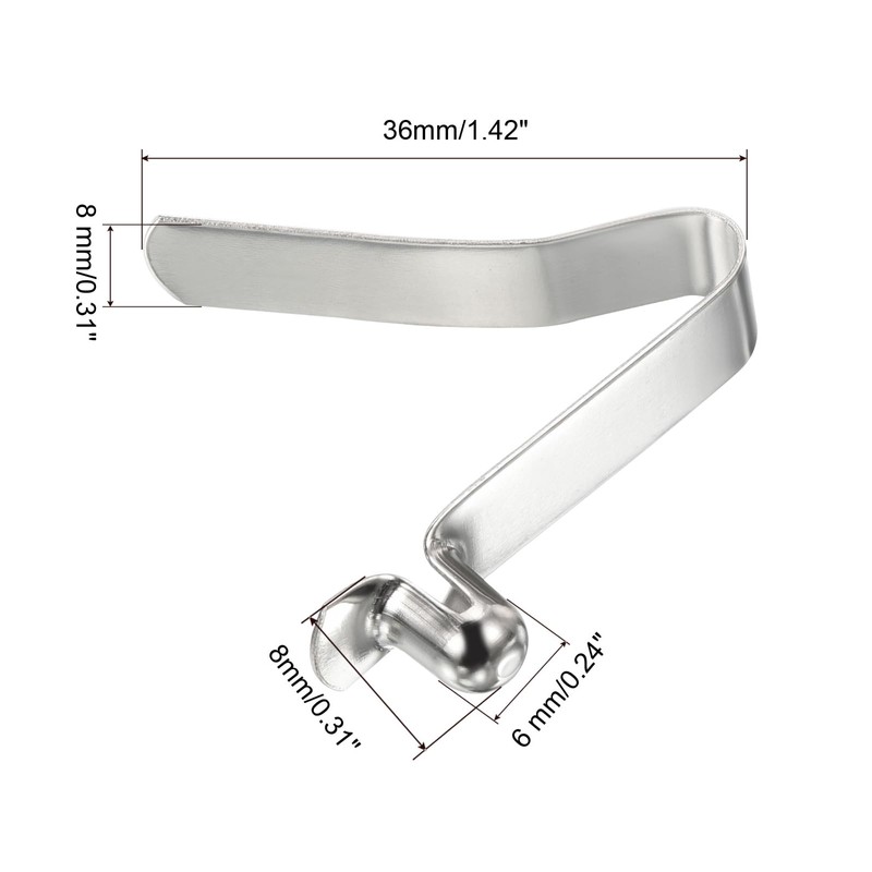 PATIKIL 8x6mm Kayak Paddle Snaps, 10 Pack Tent Pole Clips