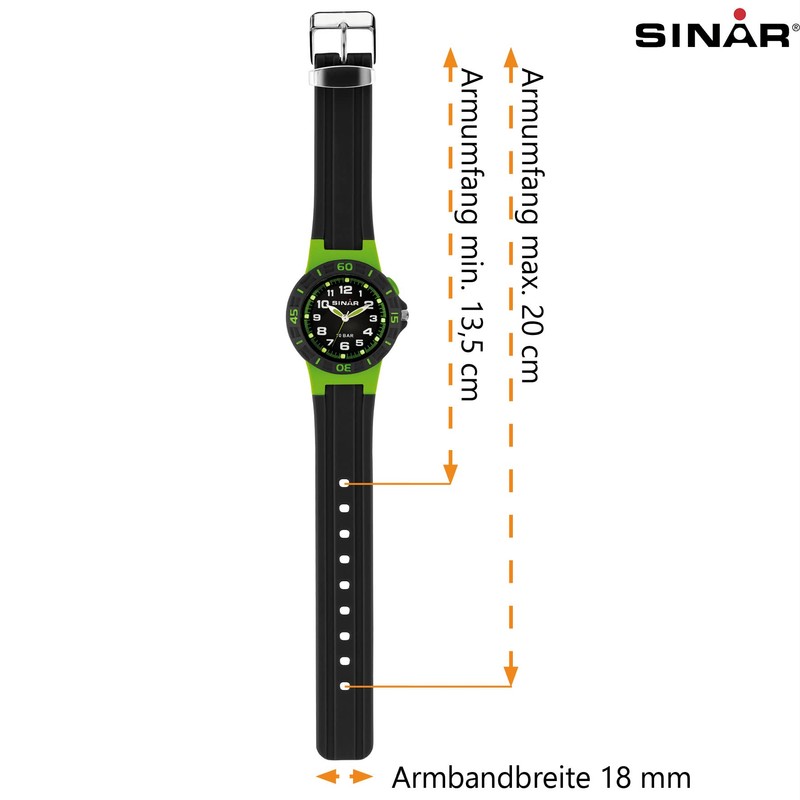Sinar Wristwatch - Analog Youth Watch - with Rotation Ring