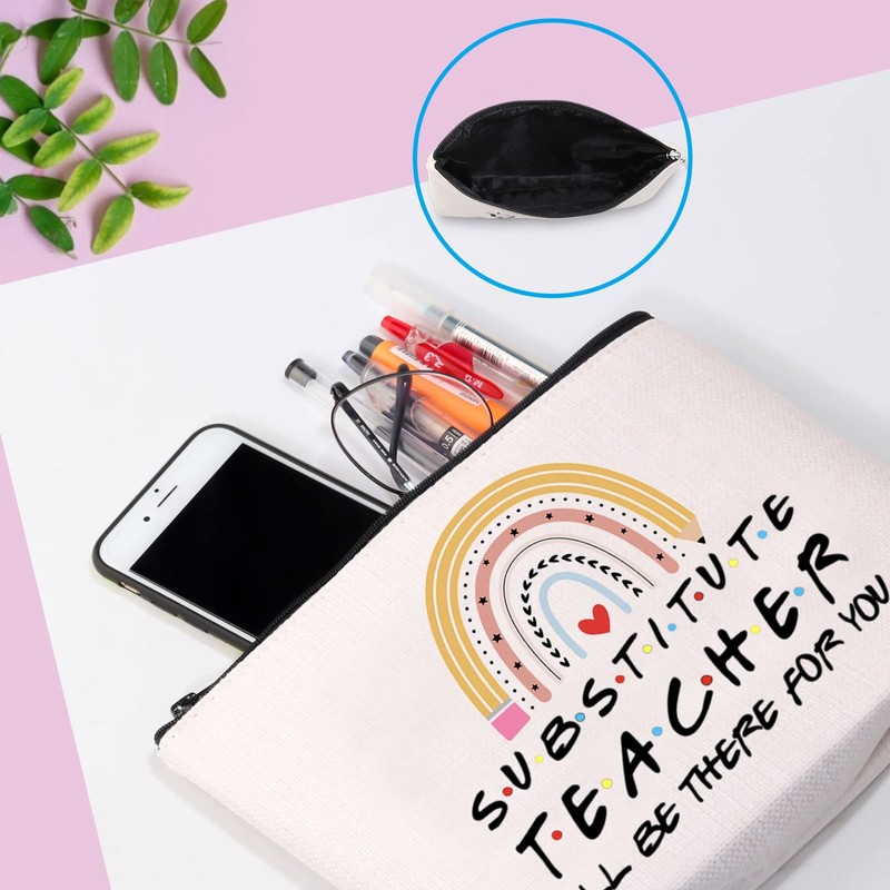 GJTIM Substitute Teacher Gift I’ll Be There For You Zipper