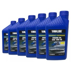 Yamaha Genuine OEM Yamalube Marine 10W-40 Oil LUB-10W40-WV-1