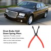 Drum Brake Hold Down Spring Pliers, High Strength Spring Plate