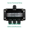 JINDOUZI ABS IP67 Waterproof Dustproof Electrical Junction Box, with 15A