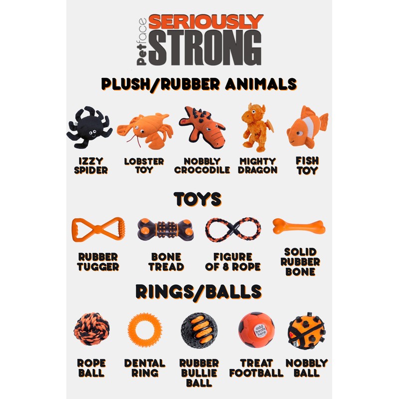 Seriously Strong by Petface Bone Tread Dog Toy