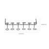 Alipis 6 pcs Pegboard Screwdriver Holder Metal Bracket peg Board