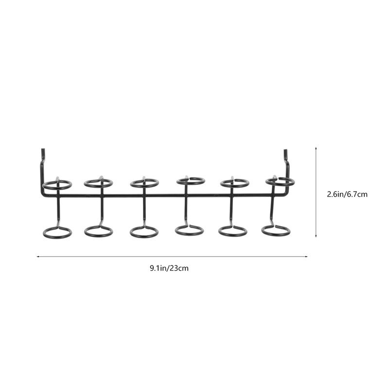 Alipis 6 pcs Pegboard Screwdriver Holder Metal Bracket peg Board