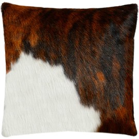 UK Fashion Decor Genuine Cowhide Cushion Pillow Covers 12x22 Inch Leather Hair on Cow Hide Skin Throw Pillow Covers