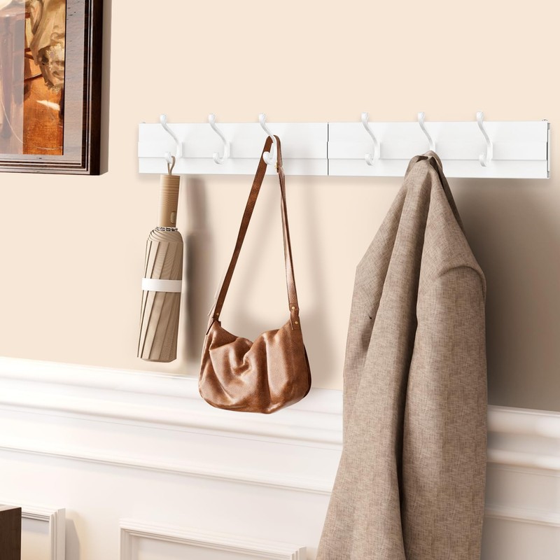 SZJoyBet Laundry Drying Rack, Collapsible Wall Mounted Clothes Drying Rack