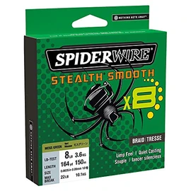 Spiderwire Stealth Smooth 8 Blue Camo, 8-Way Braided Line with Micro Coating, 150 m, 0.06 mm - 0.39 mm, 5.4 kg - 46.3 kg (150, 0.29 mm - 26.4 kg)