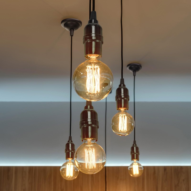Retisee 20 Pack Hanging Pendant Light Cord Kit Bulk Set