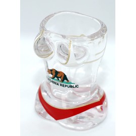 California Full Bikini Shaped Bear Flag Shot Glass