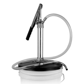 TERA PUMP Hand Pump for 5 Gallon Buckets/Heavy Oil Pump/Water-Resistant Piston Rings for Differentials, Transmission Oils, Engine Oils & more