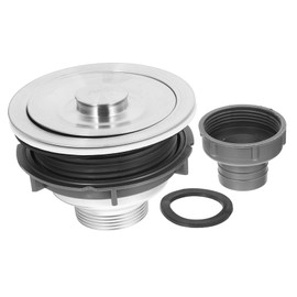 VICASKY Stainless Steel Shampoo Basin Strainer Hair Drain for Barber Shops and Salons Easy to Install Drainage