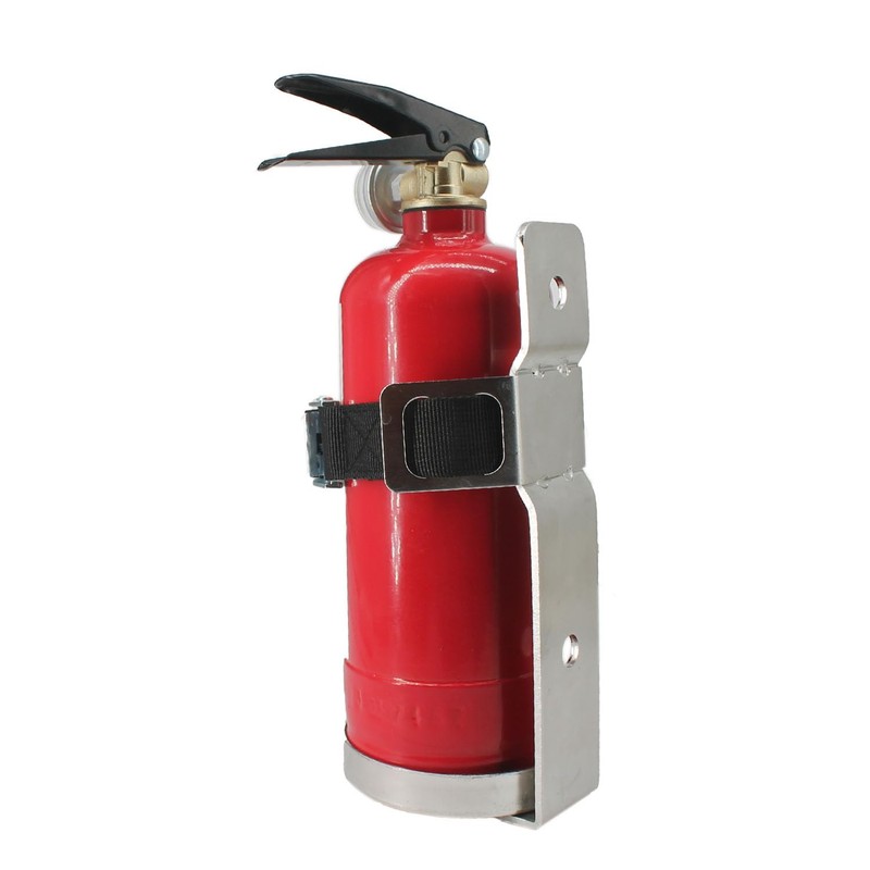 Fire Extinguisher Mount,Wall Mounted Bracket,Compatible with 2.5 lb Fire Extinguishers,Stainless