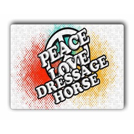 Makoroni -Peace Love Dressage Horse - Jigsaw Puzzle 252 pcs, DesI84