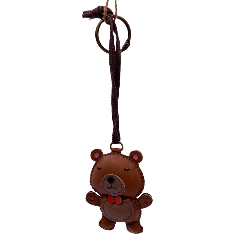 immi Teddy Bear Bag Charm Lovingly Handmade, TEDDY BEAR