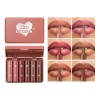 Set De 6 Labiales Labial Mate Labial A Prueba De