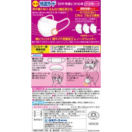 Hakugen Earth Comfort Guard Mask, 1 Box, Small Size, 60 Pieces, Individually Packaged,