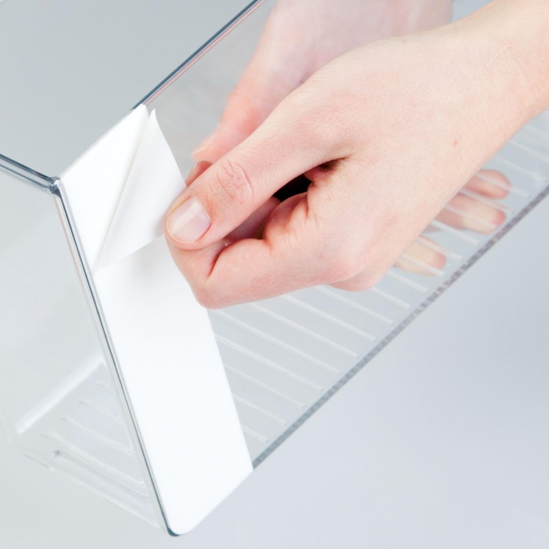 iDesign Adhesive Organizer Bin - Damage-Free Hanging for Kitchen, Bathroom,