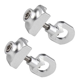 Leadigol 2Pcs Bike Chain Adjuster,Silver Bicycle Chain Tensioners,Aluminium Alloy Bike Chain Tension Adjusters Tensioners Fasteners