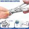 Toenail Clippers for Seniors Thick Toenails, Large Wide Opening Toe