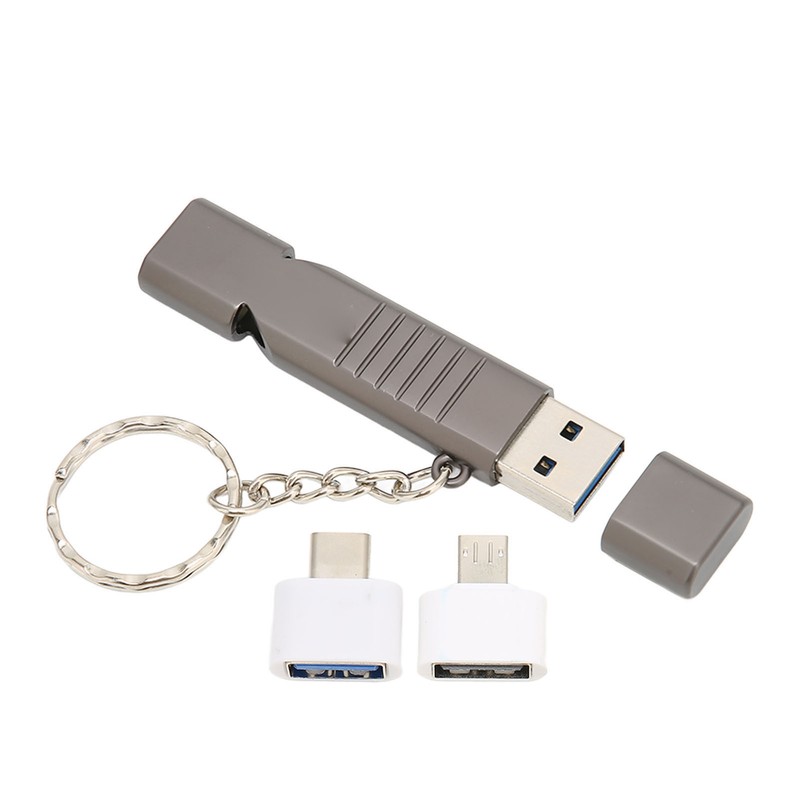 Whistle Flash Drive SOS Outdoor Waterproof USB3.0 120dB Sound Multifunction