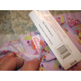 American Girl Doll Bitty Baby Purple Posies Shirt/Top CHILD Size XL 7 New IN BAG