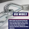 JEXTRA Galvanized Steel Winch Cable, 5/16” x 50ft Wire Rope