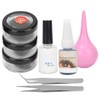 Eyelash Extension Practice Tool Kit Portable False Eyelashes Glue Remover