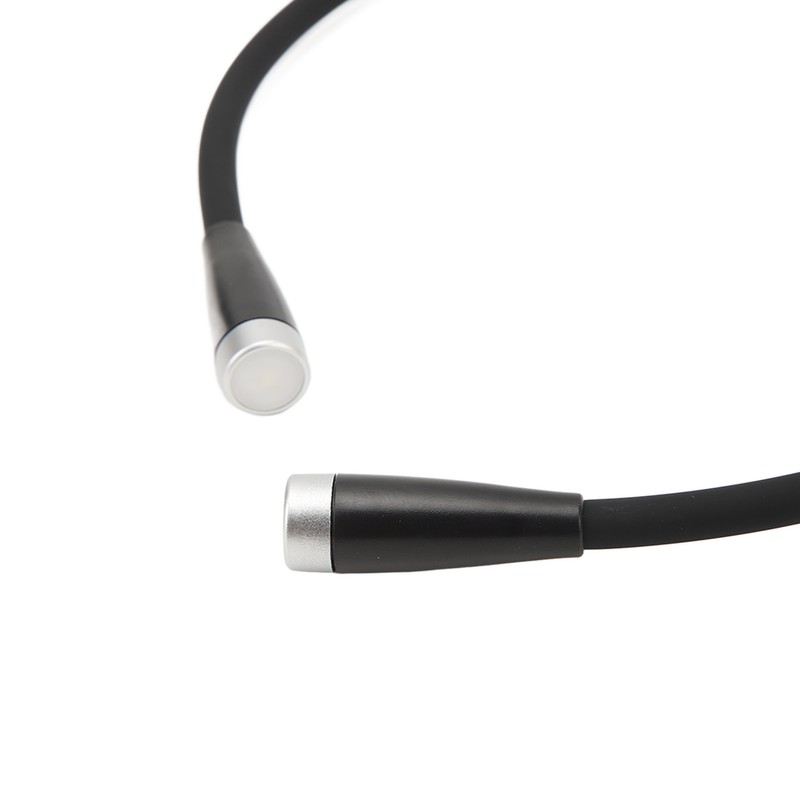 Neck Reading LED Lamp 3 Gear Brightness Bendable Silicone ABS