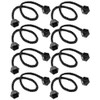 8 Packs Magnetic Curtain Tiebacks for Drapes, Decorative Drape Tie