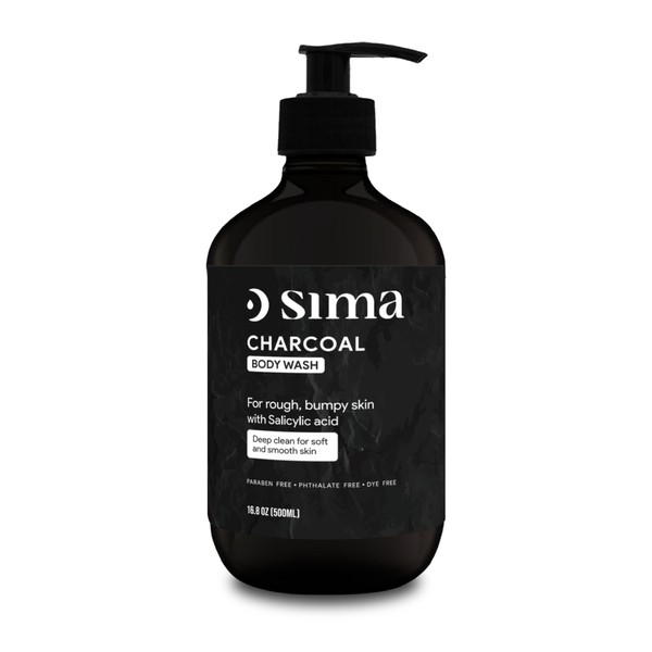 Sima - Charcoal Gentle Body Wash 500ml - With actrivated